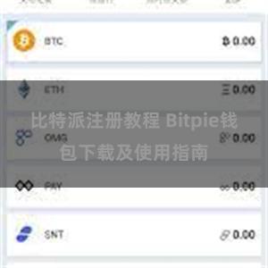 比特派注册教程 Bitpie钱包下载及使用指南