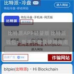 比特派APP轻量版 比特派钱包：新手下载及使用指南