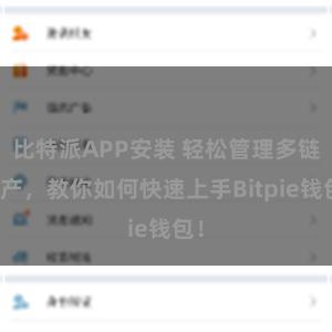 比特派APP安装 轻松管理多链资产，教你如何快速上手Bitpie钱包！