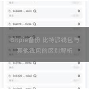 Bitpie备份 比特派钱包与其他钱包的区别解析