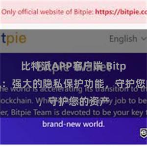 比特派APP客户端 Bitpie钱包：强大的隐私保护功能，守护您的资产