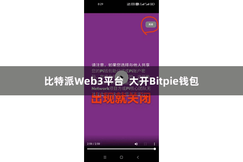比特派Web3平台  大开Bitpie钱包