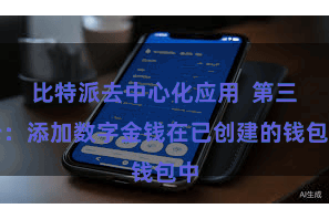比特派去中心化应用  第三步：添加数字金钱在已创建的钱包中